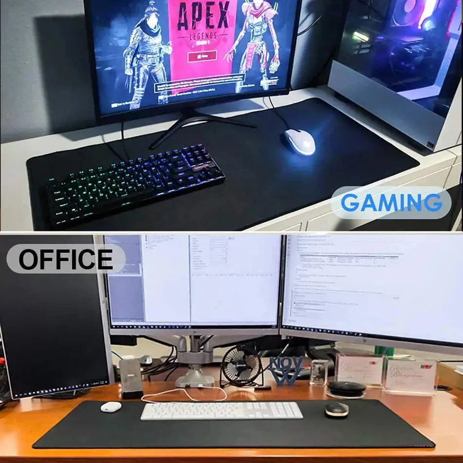 Extra-Large Anime Mouse Pad with Non-Slip Rubber Base