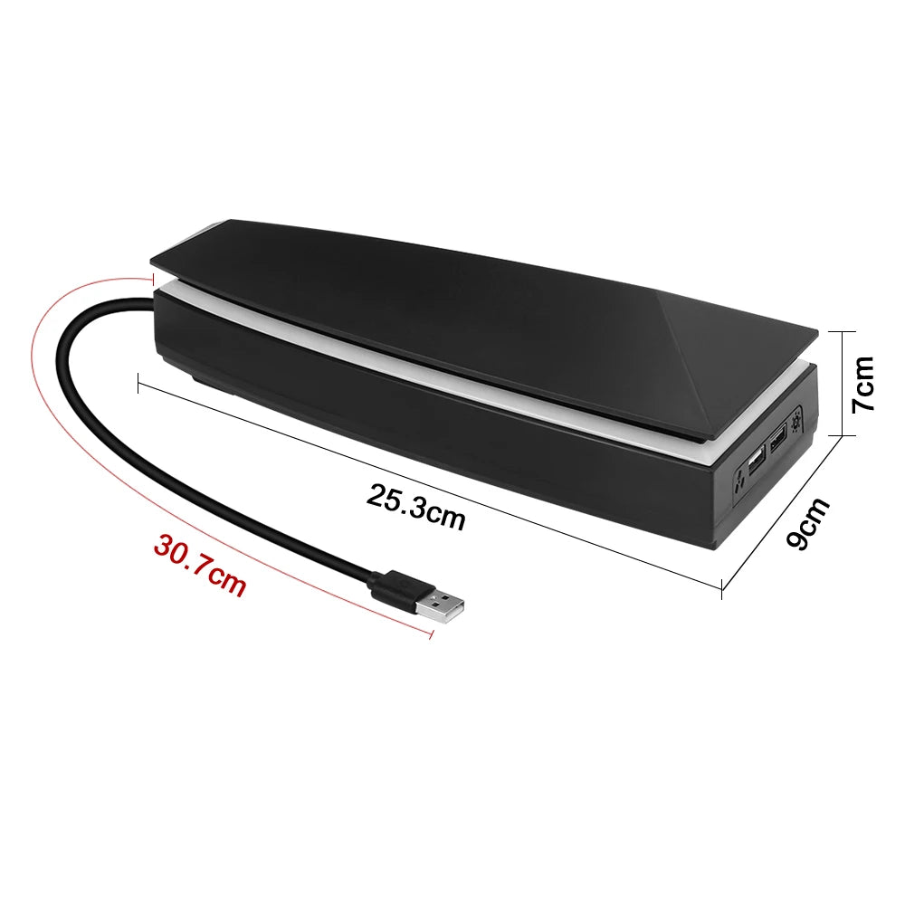 PS5 Cooling Stand with RGB Lighting and Dust Cover