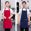 Canvas Cotton Cooking Apron with Adjustable Halter Neck and Large Pockets