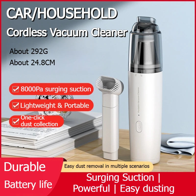 Compact Wireless Handheld Vacuum Cleaner