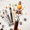 DIY Beaded Acrylic Ballpoint Pen Kit with Rotating Gradient Design