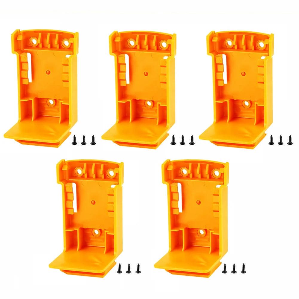 Battery & Tool Holder for 18V/20V Power Tools (5-Pack)