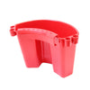 A bright red universal bucket organizer caddy designed for holding car detailing tools.