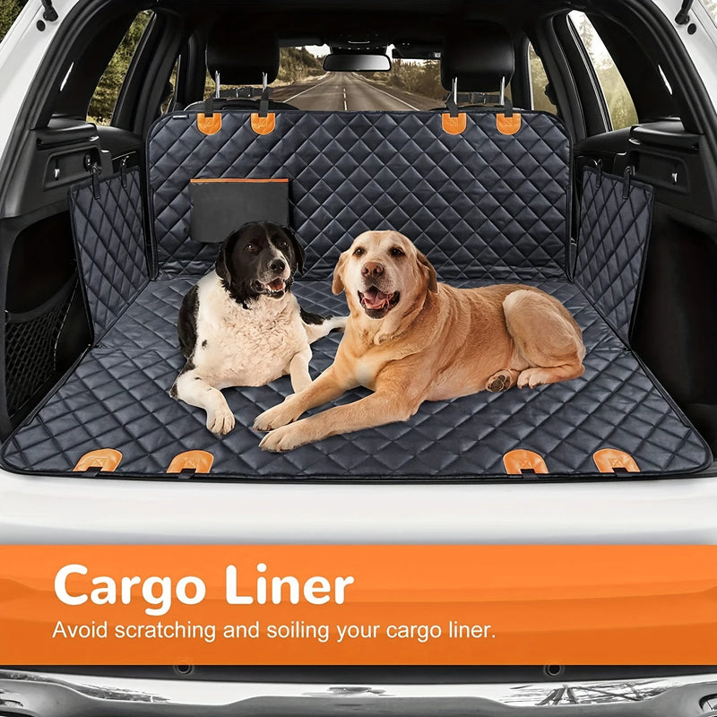 Heavy-Duty Dog Car Seat Cover with Hammock Design