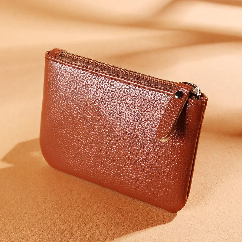 Retro Lychee Texture Coin Purse