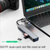 8-Port USB-C & USB-A Hub with SD/TF Card Reader