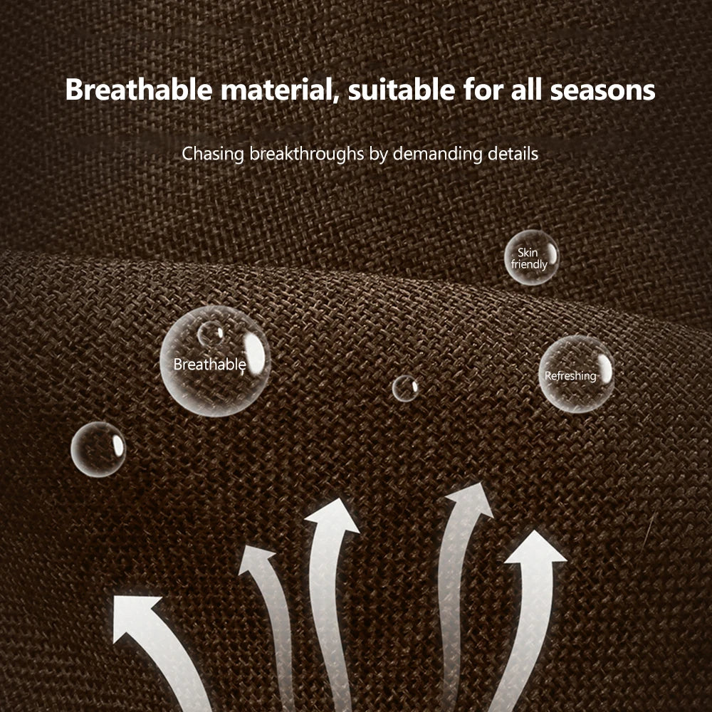 Close-up of a dark brown breathable fabric texture with water droplets and arrows indicating airflow.