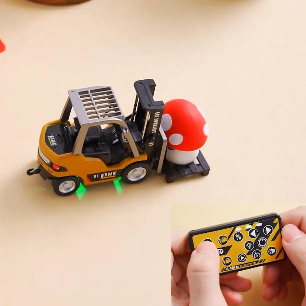 1:64 Scale Remote Control Forklift with Bluetooth and Realistic Lifting