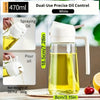 Round Glass Oil Dispenser & Spray Bottle
