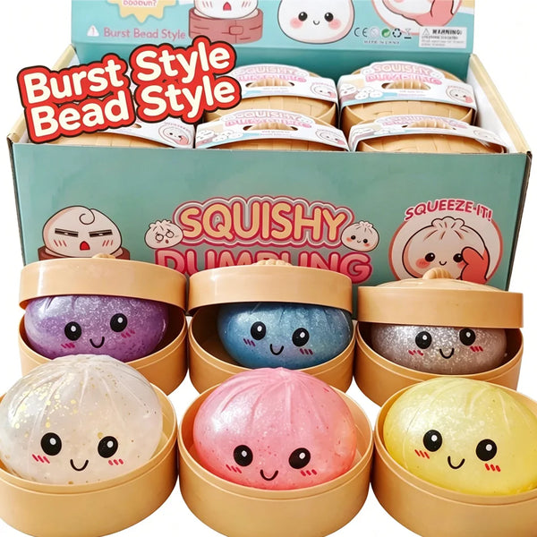 Glitzer-Dumpling Squishy-Spielzeug