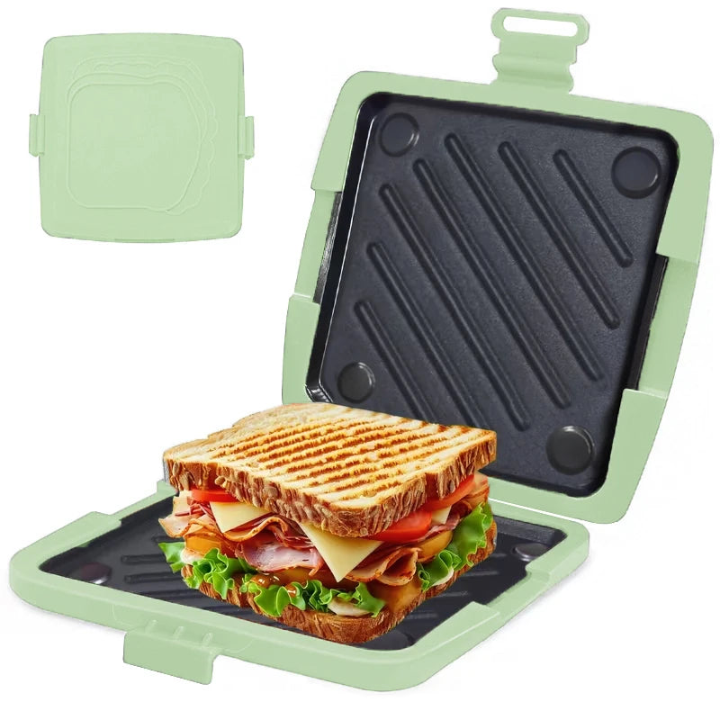 Microwave-Safe Silicone Toast & Sandwich Crisper