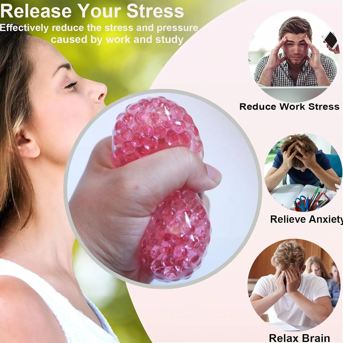 DIY Stress Ball Making Kit with Soft TPR Blanks