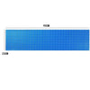 Blue non-slip swimming pool ladder mat with a textured surface, measuring 90cm by 23cm.