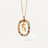 925 Sterling Silver Initial Letter Pendant Necklace