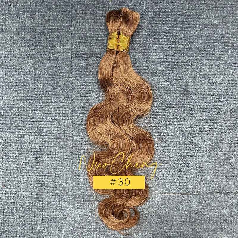 Blonde Body Wave Human Braiding Hair