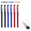 Smooth 0.5mm Gel Pen Set with Refills (Black, Blue, Red)