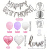 Happy Birthday Foil Balloon Set with Banner