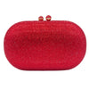 Rhinestone Evening Clutch with Chain Strap