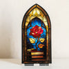 Acrylic Rose Gothic Arch Bookend for Bookshelf Decor