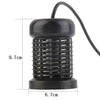 A black ionic detox foot spa bath with a textured massage head and a cord.