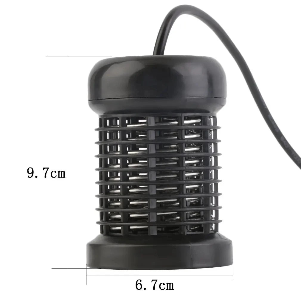 A black ionic detox foot spa bath with a textured massage head and a cord.