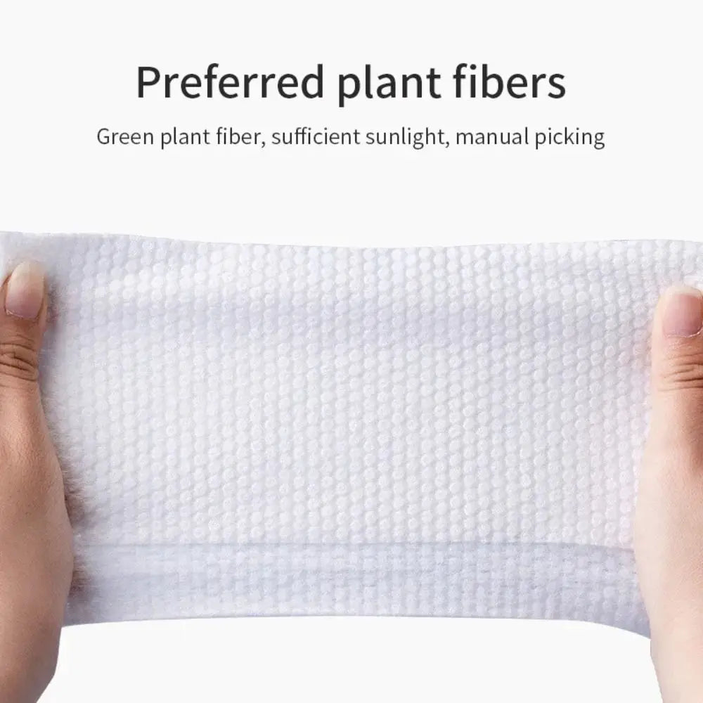 100% Cotton Disposable Face Towels – Soft & Thick Cleansing Wipes for Skincare