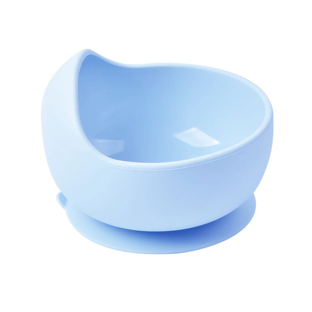 Baby Silicone Suction Plate and Utensil Set