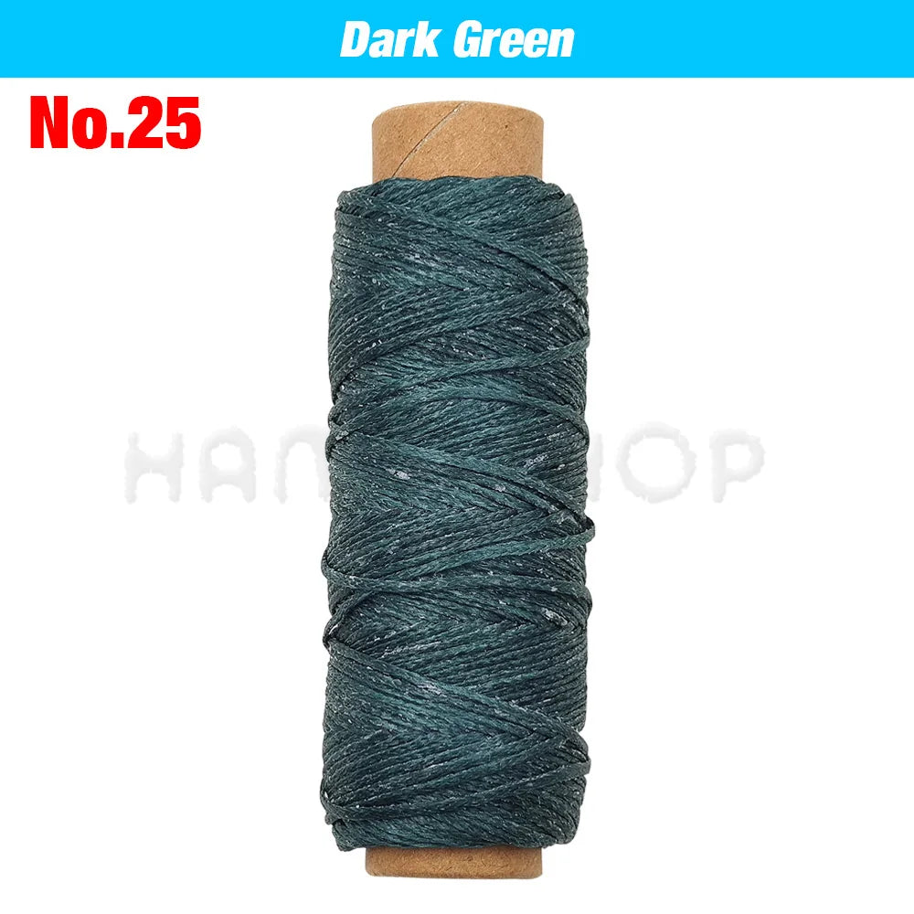 Flat Waxed Polyester Thread for Leathercraft and Sewing