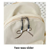Embroidered Bow Nylon Backpack for Girls – Lightweight & Spacious