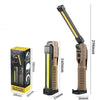 Foldable LED Work Light with Magnetic Base and USB Charging