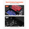 Magnetic Socket Organizer Set with Metric and SAE Trays