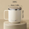 Tasse à Café en Acier Inoxydable 304 Isolée avec Couvercle