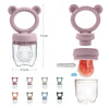 Silicone Baby Fruit Feeder with Protective Cover