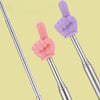 Telescopic Stainless Steel Teaching Pointer with Finger Design