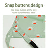 Snap Button Waterproof Baby Feeding Bib with Long Sleeves