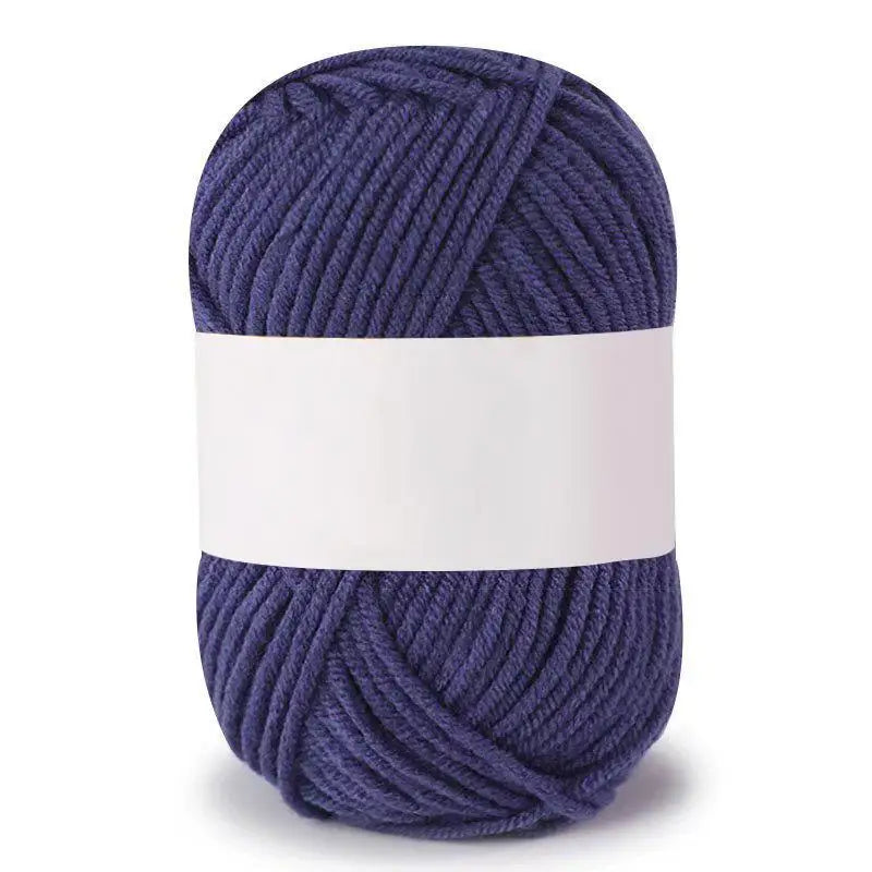 Soft Milk Cotton Knitting Yarn – Anti-Pilling 4ply Yarn for Crochet & Knitting