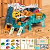Dinosaur Race Track Playset with Rolling Car Ramp