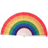 Foldable Rainbow Hand Fan with Gradient Design