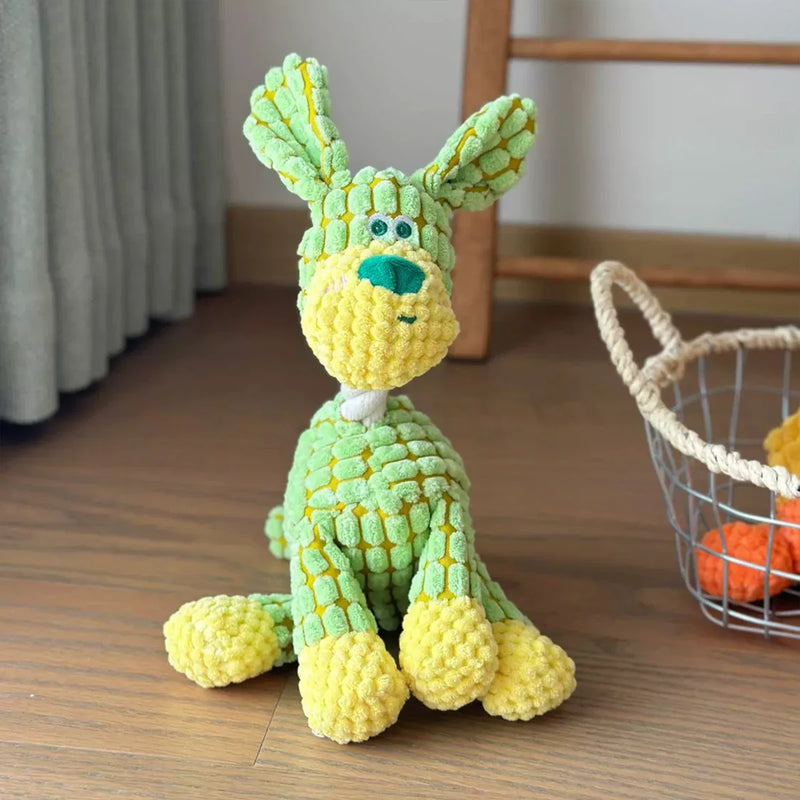 Squeaky Donkey Plush Dog Toy