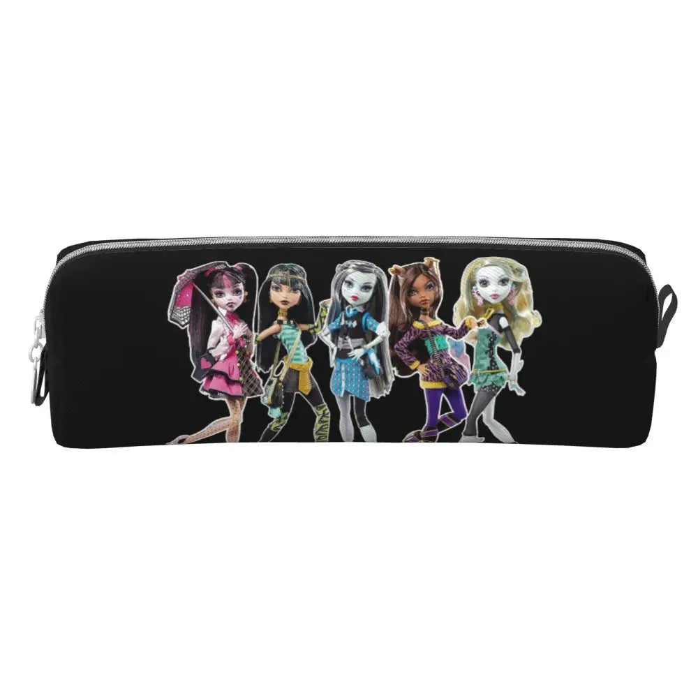 Monster High Pink Pattern Pencil Case