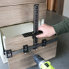 Cabinet Handle Drill Guide Template with Locator Punch