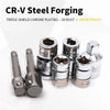 Socket Wrench Adapter & Reducer Kit (1/4" to 1/2" Drive)