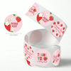 Strawberry Thank You Stickers – 500-Pack for Sealing, Decorating & Gifting
