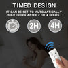 Modern 6-Blade Ceiling Fan with Remote-Controlled LED Light