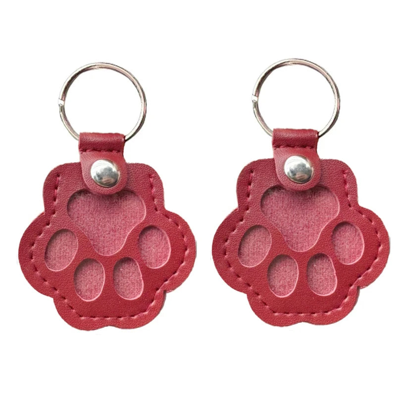 PU Leather Pet Memorial Keychain