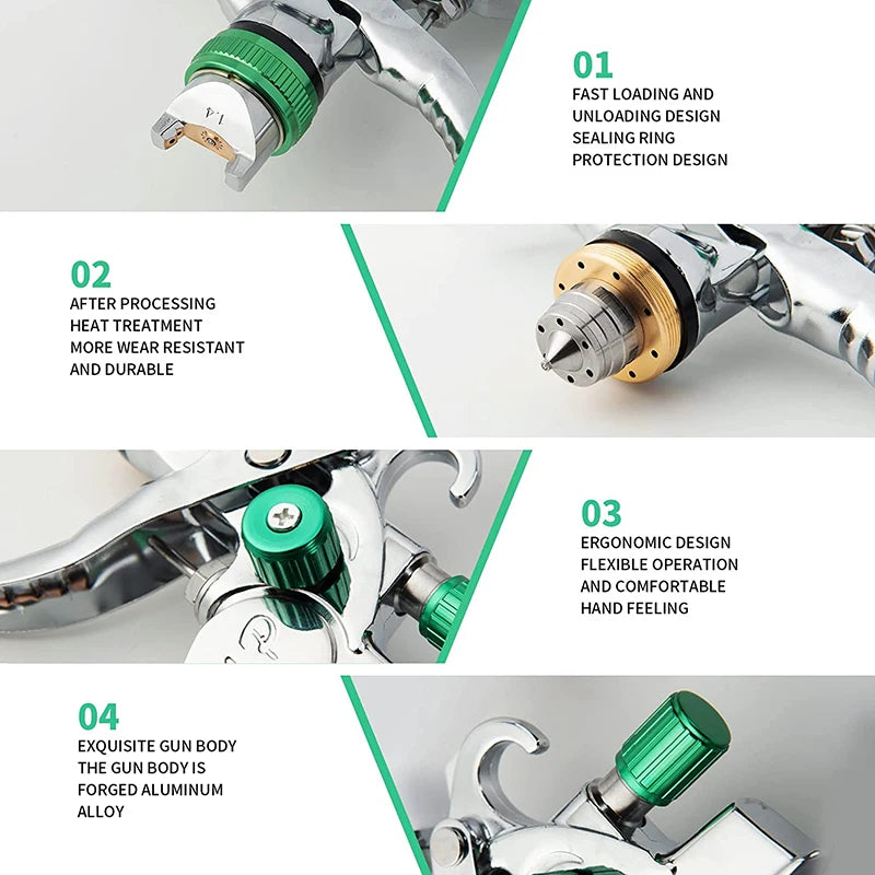 Professional HVLP Gravity Feed Spray Gun