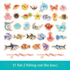 Montessori Wooden Magnetic Fishing Toy for Kids – Educational Marine Life Game