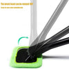 Ergonomic Car Window Cleaning Brush with Microfiber Pad
