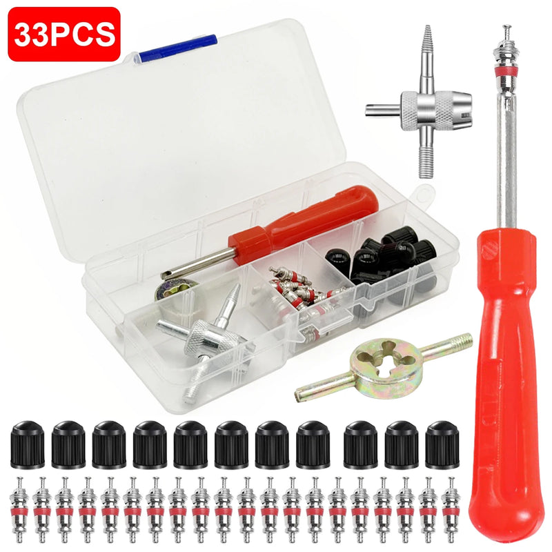 4-Way Tire Valve Core Tool
