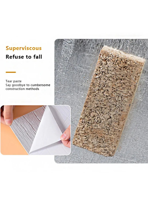 10-Pack Marble Tile Sticker Sheets - Peel-and-Stick 30 x 60 cm, Waterproof PVC Tiles